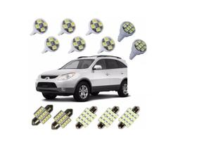 Lâmpadas Led Hyundai Vera Cruz Meia Luz Teto Placa Ré Lâmpadas Led Hyundai Vera Cruz Meia Luz Teto Placa Ré