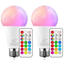 Lâmpadas LED ILC Color Changing 10W 800LM 2700K E26, pacote com 2 Lâmpadas LED ILC Color Changing 10W 800LM 2700K E26, pacote com 2