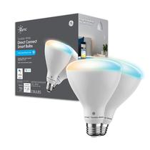 Lâmpadas LED inteligentes Cync GE CYNC ajustáveis brancas BR30 2Pk Lâmpadas LED inteligentes Cync GE CYNC ajustáveis brancas BR30 2Pk