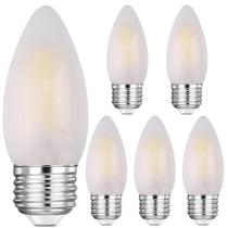 Lâmpadas LED Jacqings E26 Candelabra 2W 2700K (pacote com 6)