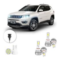 Lampadas Led Jeep Compass 2017 A 2021 Hb3 Hb3 20000lm