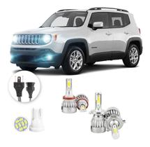 Lampadas Led Jeep Renegade 2016 A 2021 H11 H4 20000lm Lampadas Led Jeep Renegade 2016 A 2021 H11 H4 20000lm