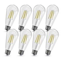 Lâmpadas LED Jensense Edison E26 7W 800lm 5000K CRI90, pacote com 8