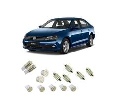 Lâmpadas Led Jetta Kit Completo Farol Pingo Teto Ré