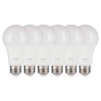 Lâmpadas LED KOR 15W 1500 lúmens 5000K A19 E26, pacote com 6