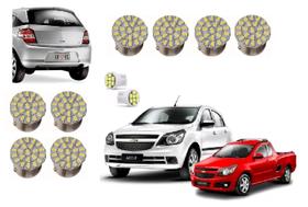 Lâmpadas led lanterna pisca ré freio agile 09 10 11 12 13 14