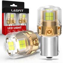 Lâmpadas LED LASFIT L2 1156 7506 P21W 1003 BA15S 6000K 2 unidades Lâmpadas LED LASFIT L2 1156 7506 P21W 1003 BA15S 6000K 2 unidades