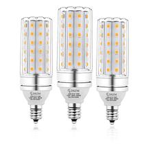 Lâmpadas LED LDSZM E12 12W 1200lm 3000K brancas quentes (pacote com 3)
