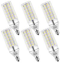 Lâmpadas LED LDSZM E12 12W 1200lm 5000K Candelabro não regulável