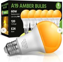 Lâmpadas LED LEDERA A19 9W (equivalente a 60W) 2000K amarelo âmbar Lâmpadas LED LEDERA A19 9W (equivalente a 60W) 2000K amarelo âmbar