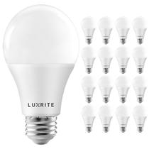 Lâmpadas LED LUXRITE A19 15W 1600lm 2700K reguláveis (pacote com 16)