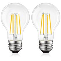 Lâmpadas LED LUXRITE Vintage A19 12W 1600lm 3500K E26 2Pk Lâmpadas LED LUXRITE Vintage A19 12W 1600lm 3500K E26 2Pk
