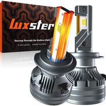 Lâmpadas LED LUXSTER Punisher 2024 H7 40.000 LM 6000 K Pacote com 2