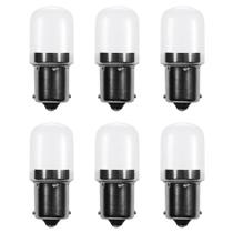 Lâmpadas LED Makergroup 1141 BA15s Bayonet 12V 1W Branco quente x6
