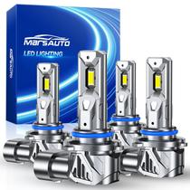 Lâmpadas LED Marsauto 9005 9006 80.000 lm, kit com 4 unidades