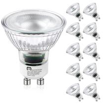 Lâmpadas LED MASTERY MART GU10 reguláveis de 5,5 W (pacote com 10) Lâmpadas LED MASTERY MART GU10 reguláveis de 5,5 W (pacote com 10)