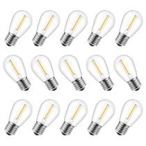 Lâmpadas LED Minetom S14 0,6 W, pacote com 15, 2700 K, E26, branco quente