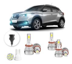 Lampadas Led Nissan Kicks 2017 A 2020 H11 H11 H11 20000lm