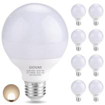Lâmpadas LED para banheiro GIOVAR 5W (pacote com 8) 4000K E26