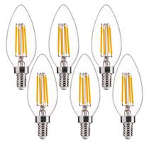 Lâmpadas LED para candelabro FLSNT B11 E12 4W 3000K 500LM 6pk