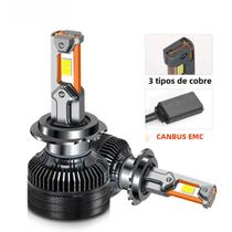 Lâmpadas LED para Farol de Carro 190W 6000K - Canbus 9005/9006/H1/H7/H4/H11/8760 CSP