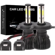 Lâmpadas LED para Farol de Carro (6500K) - 2 Peças - H11, H4, H7, H8, H9, 9004, 9005, 9006, 9007 (12V)