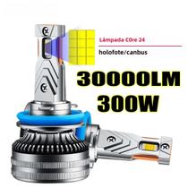 Lâmpadas LED para Farol de Carro de Alta Potência (300W 30000lm 6000K) - HB3, HB4, 9005, 9006, H1, H7 (Canbus)