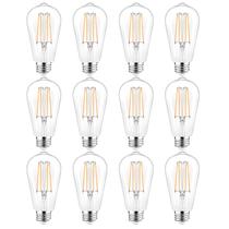 Lâmpadas LED PARTPHONER E26 Equivalente a 60W Pacote com 12
