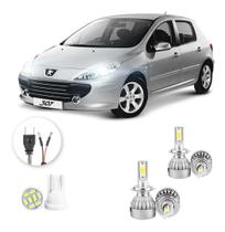 Lampadas Led Peugeot 307 2007 A 2012 H7 H7 20000lm