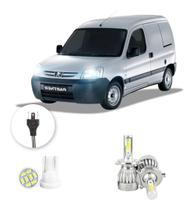 Lampadas Led Peugeot Partner 1999 A 2009 H4 20000lm