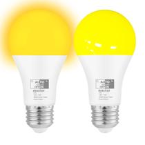 Lâmpadas LED Qualilux Dusk to Dawn Bug 12W 800lm 1900K, pacote com 2