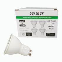 Lâmpadas LED Qualilux MR16 GU10 Dusk to Dawn 6W 500lm 4Pk