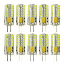Lâmpadas LED RAYHOO G4 JC Bi-Pin Base 3W 6000K 10 unidades 12V AC/DC