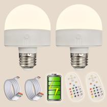 Lâmpadas LED Reddragon Lighting Recarregáveis E26 (pacote com 2) Lâmpadas LED Reddragon Lighting Recarregáveis E26 (pacote com 2)