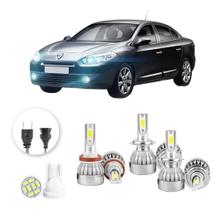 Lampadas Led Renault Fluence 2011 A 2020 H8 H7 H7 20000lm