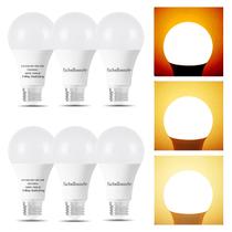 Lâmpadas LED Scheinenda 3 vias, pacote com 6, 6/10/15W 3000K E26