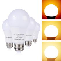 Lâmpadas LED Scheinenda A21 de 3 vias 20W (pacote com 4) 3000K