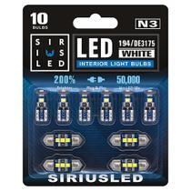 Lâmpadas LED SIR IUS N3 DE3175 31MM 194 168 2825 300lm, pacote com 10