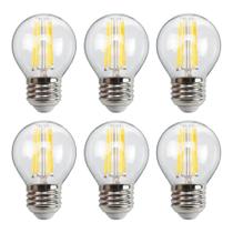 Lâmpadas LED Small Globe Bitlitshine G45 E26, pacote com 6 W 550 lm