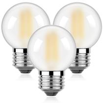 Lâmpadas LED Sphoon Dimmable E26 G16.5 6W 2700K, branco quente, pacote com 3