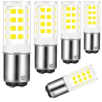 Lâmpadas LED SSXBF BA15D 4W 6000K 120V Pacote com 5