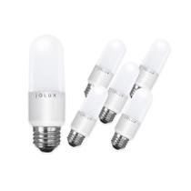 Lâmpadas LED Stick Jolux 60W equivalentes a 3000K E26, pacote com 6