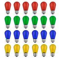 Lâmpadas LED String GVVoohome S14 1W, pacote com 24 unidades, 2200K