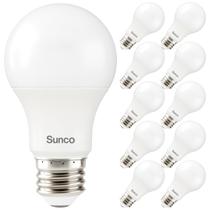 Lâmpadas LED Sunco A19 3W = 25W 2700K, branco macio, 250 ml, pacote com 10