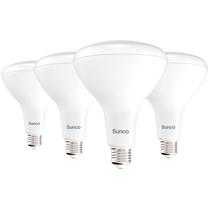 Lâmpadas LED Sunco BR40 17W 1400lm 4000K reguláveis, pacote com 4