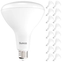 Lâmpadas LED Sunco BR40 17W (equivalente a 100W) 3000K, pacote com 16 Lâmpadas LED Sunco BR40 17W (equivalente a 100W) 3000K, pacote com 16