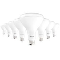 Lâmpadas LED Sunco BR40 17W (equivalente a 100W) 3000K, pacote com 8 Lâmpadas LED Sunco BR40 17W (equivalente a 100W) 3000K, pacote com 8
