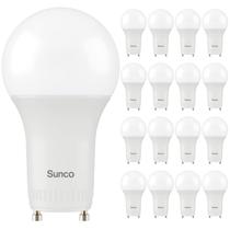 Lâmpadas LED Sunco GU24 A19 9W 5000K Daylight, pacote com 16