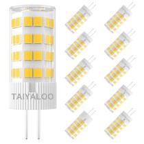 Lâmpadas LED TAIYALOO G4 5W 2700K 450lm 12V AC/DC não reguláveis (pacote com 10)