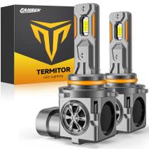 Lâmpadas LED Termitor 9005/HB3 66.000LM 6500K Cool White, pacote com 2